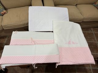 Vestiduras y colchón minicuna colecho ArteMur