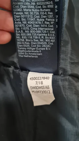 Parka Plumón Larga Tommy Jeans T. XS 