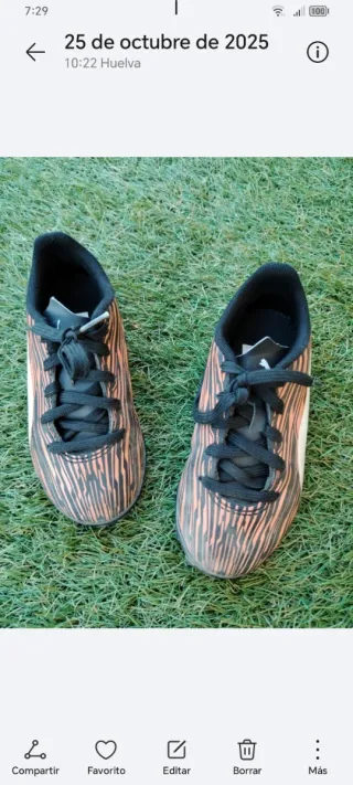 Botas de fútbol Puma Talla 28