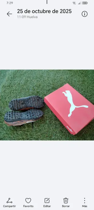 Botas de fútbol Puma Talla 28