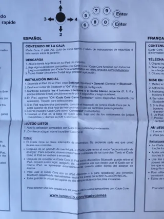 Mando arcade iCade CORE para Ipad