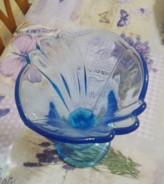 Bicchieri da gelato blu in vetro