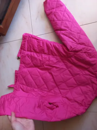 Giubbotto 5-6 anni fucsia trapuntato