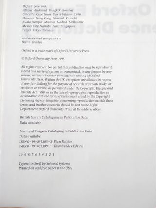 Diccionario inglés Oxford