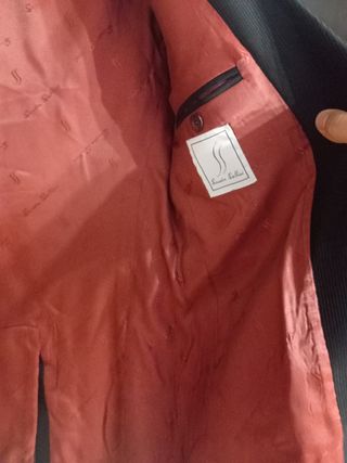 Traje completo Ceremonia Sandro Sellini Negro Rojo