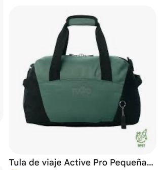Bolsa Deporte/Viaje Totto Negra y Verde