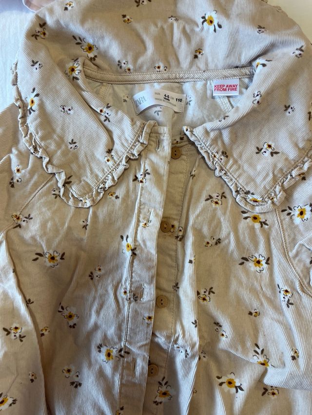 Lote 3 Camisas Niña Zara talla4-5 años