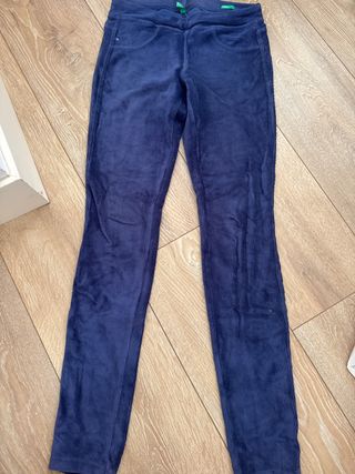 Mallas azules de pana