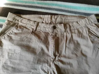 Pantaloni beige regular fit