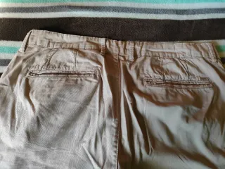 Pantaloni beige regular fit