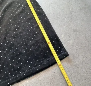 Vestido de invierno muje negro detalles plateados