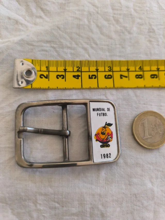 Hebilla Naranjito Mundial Fútbol 1982