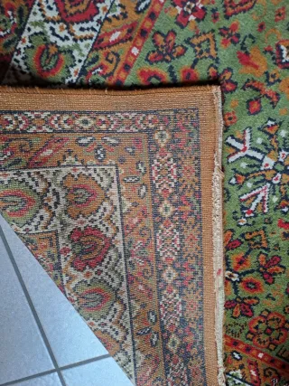 Tappeto Royal Carpet Lana Oro e Verde