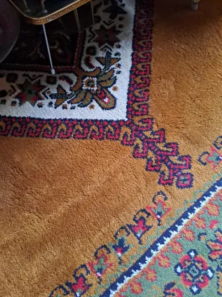 Tappeto Royal Carpet Lana Oro e Verde