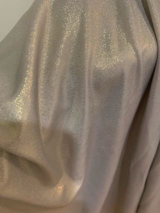 Conjunto de ropa metalizada