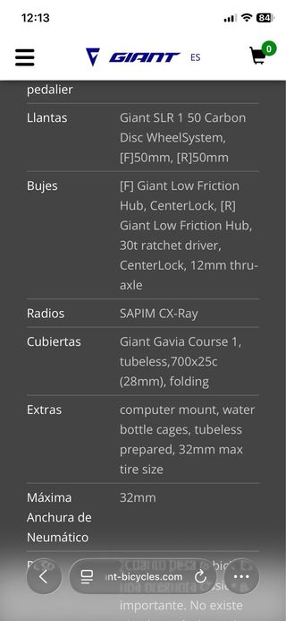 Giant Propel Advanced Pro 1 Talla XS