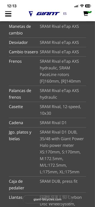 Giant Propel Advanced Pro 1 Talla XS