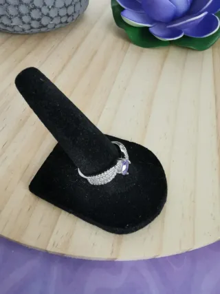 Anillo Amatista Lavanda natural, Ajustable. 