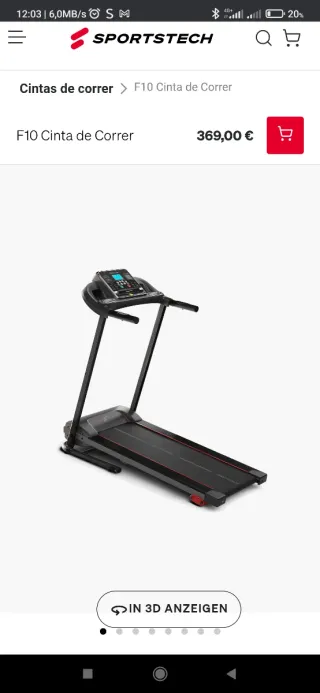 Cinta de Correr Sportstech F10