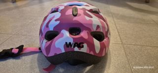 Casco Bici Bambina WAG Camouflage Rosa