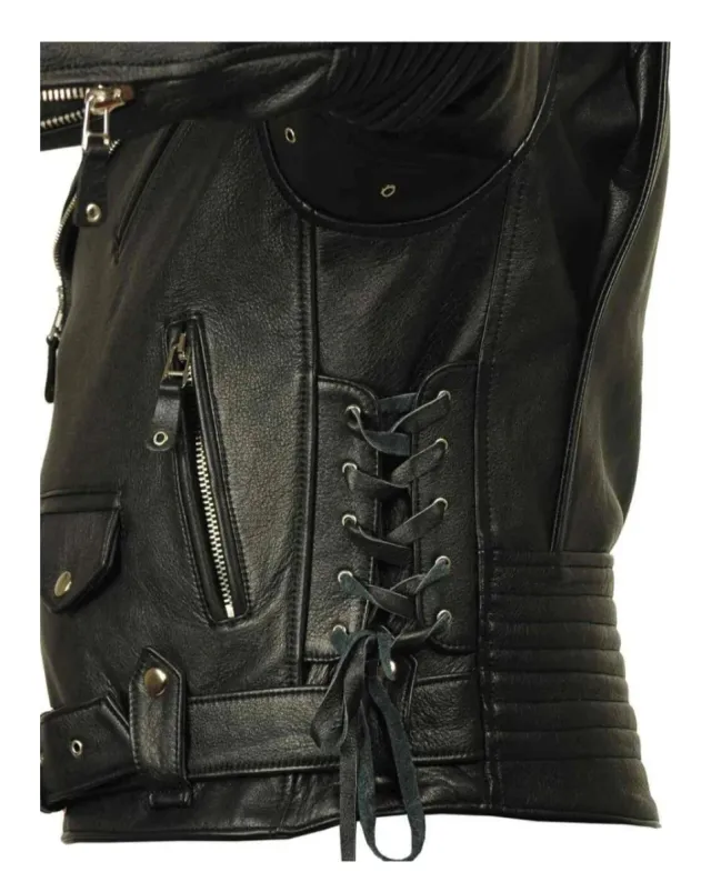 Cazadora Rockin Leather Talla 48 Vintage