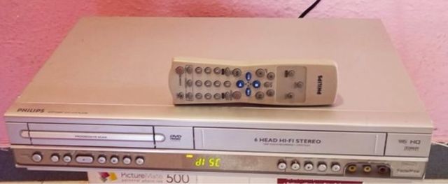 Reproductor DVD y VHS Philips