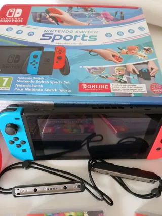 Nintendo Switch + 3 Juegos + Accesorios