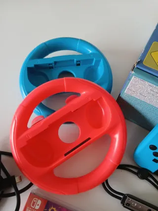 Nintendo Switch + 3 Juegos + Accesorios