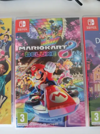 Nintendo Switch + 3 Juegos + Accesorios