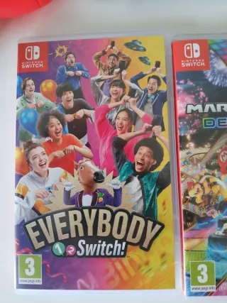 Nintendo Switch + 3 Juegos + Accesorios