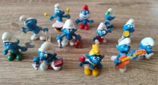 Figuras PVC Pitufos Schleich Vintage