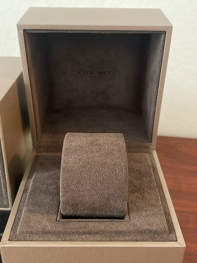 Estuche Reloj Chaumet Beige/Marrón