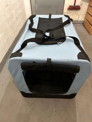 Transportín plegable para perro