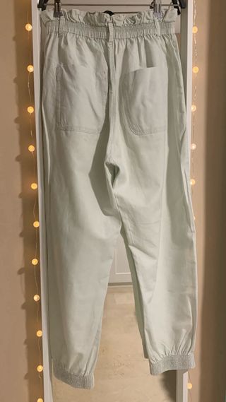 Pantalón Zara Verde Claro Talla 38