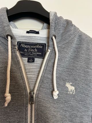 Felpa Abercrombie & Fitch Grigia S