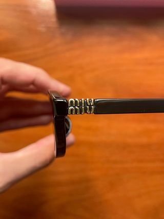 Gafas Miu Miu Vintage Negras