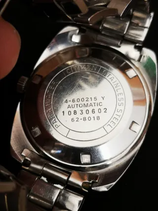 Reloj Citizen Seven Automático Negro