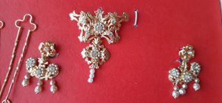 Aderezo Fallera Pequeño Dorado