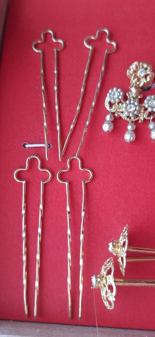 Aderezo Fallera Pequeño Dorado