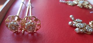 Aderezo Fallera Pequeño Dorado