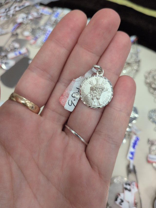 Medalla Plata Mate Brillo Gran Poder