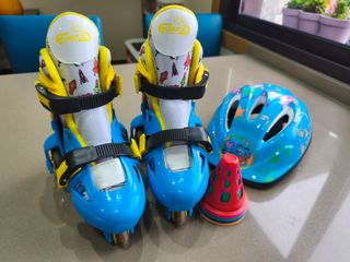 Patines ajustables T31-34 + Casco