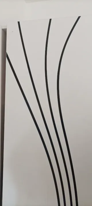 Cabecero de cama de madera blanco