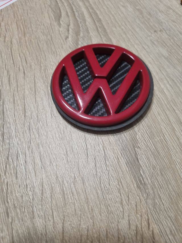 Anagrama VW Golf 3 GTI Carbono Rojo