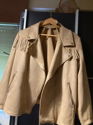 Cazadora de mujer en Antelina boho chic Talla 48