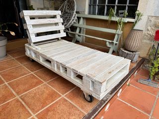 Tumbona de jardín de madera