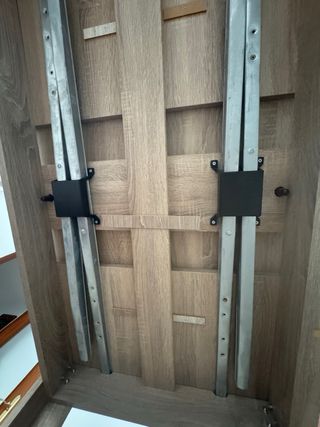 Mesa de comedor grande de madera