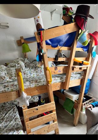 Literas con tobogán y accesorios