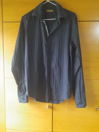 Camisa Negra Talla M Juvenil Fiesta