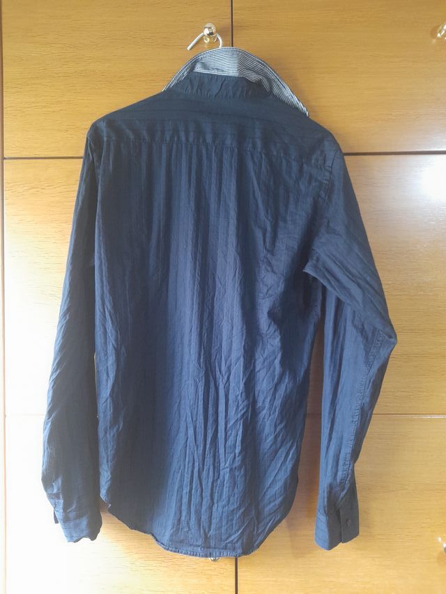 Camisa Negra Talla M Juvenil Fiesta